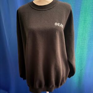 EAS Black Unisex Sweatshirt SIZE: XL
